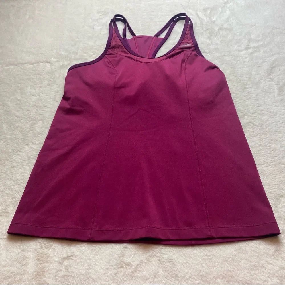 Brooks Epiphany Maroon Support Tank Size Medium